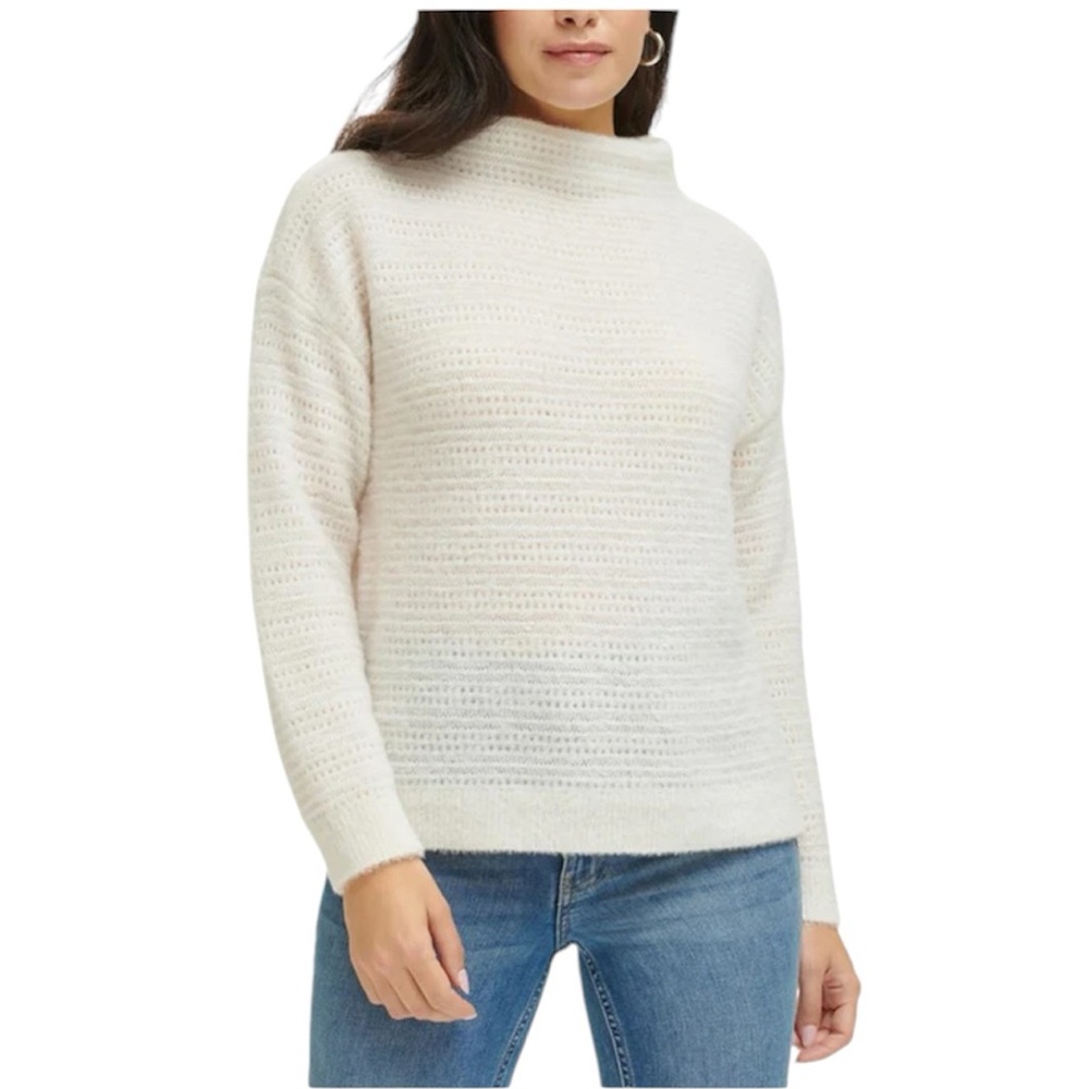 Calvin Klein Cozy Funnel Neck Pullover Sweater